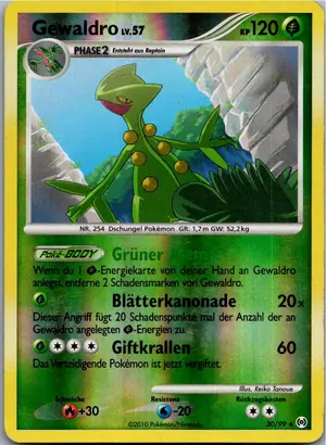 Pokémon-Karte Gewaldro 30/99 Arceus