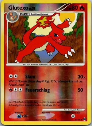 Pokémon-Karte Glutexo 35/99 Arceus