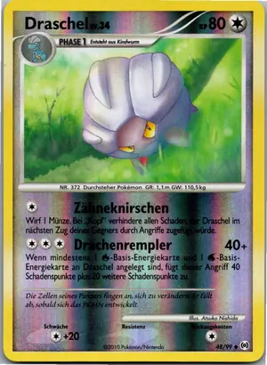 Pokémon-Karte Draschel 48/99 Arceus