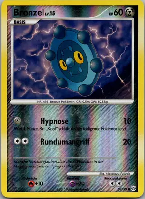 Pokémon-Karte Bronzel 54/99 Arceus