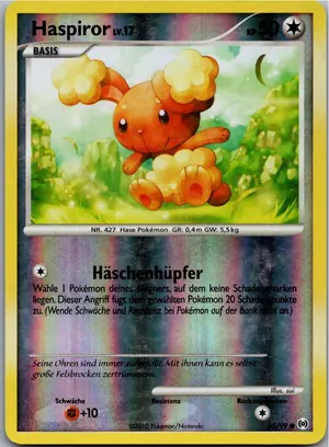 Pokémon-Karte Haspiror 55/99 Arceus