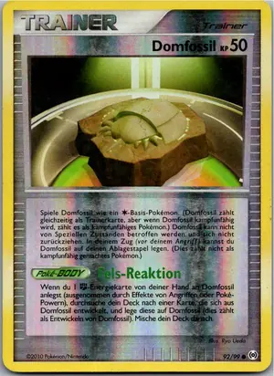 Pokémon-Karte Domfossil 92/99 Arceus