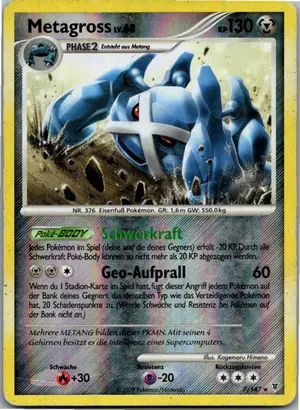 Pokémon-Karte Metagross 7/147 Ultimative Sieger