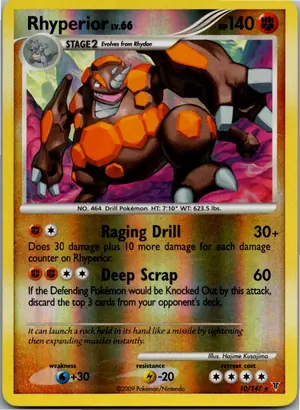 Pokémon-Karte Rhyperior Rihornior 10/147 Ultimative Sieger