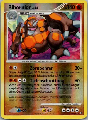 Pokémon-Karte Rihornior 10/147 Ultimative Sieger