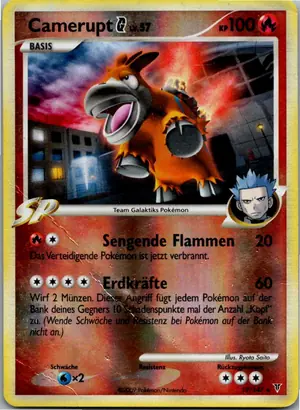 Pokémon-Karte Camerupt 19/147 Ultimative Sieger