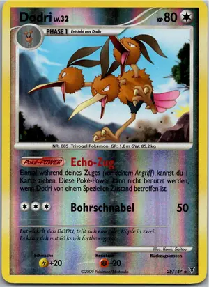 Pokémon-Karte Dodri 25/147 Ultimative Sieger