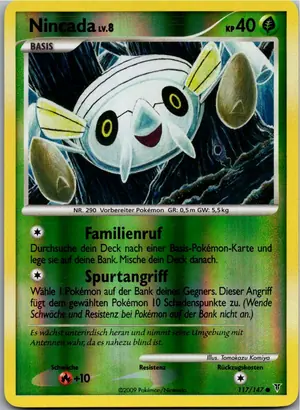 Pokémon-Karte Nincada 117/147 Ultimative Sieger