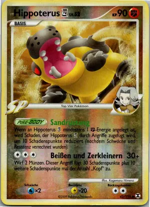 Pokémon-Karte Hippoterus 42/111 Aufstieg der Rivalen