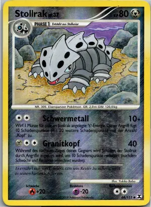 Pokémon-Karte Stollrak 44/111 Aufstieg der Rivalen