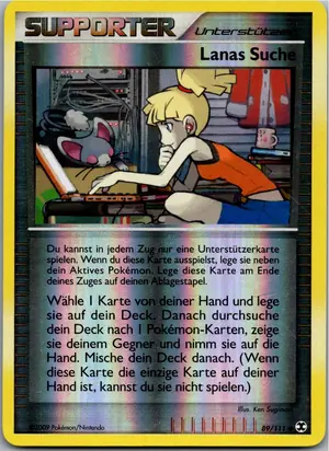 Pokémon-Karte Lanas Suche 89/111 Aufstieg der Rivalen