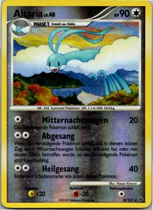 Pokémon-Karte Altaria 18/127 Platin