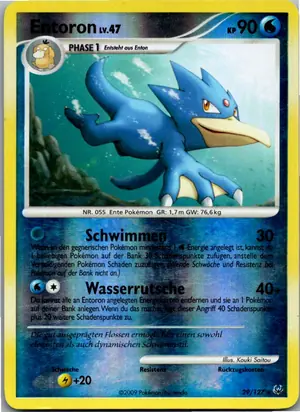 Pokémon-Karte Entoron 29/127 Platin