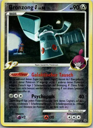 Pokémon-Karte Bronzong 41/127 Platin