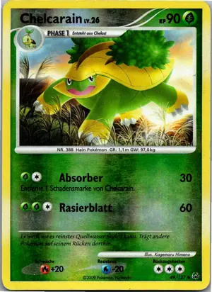 Pokémon-Karte Chelcarain 49/127 Platin