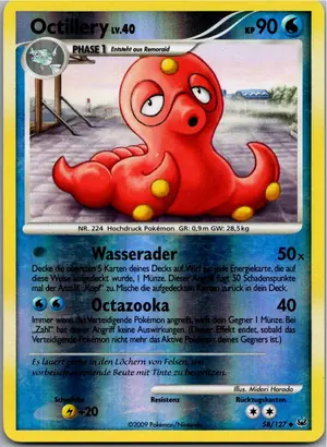 Pokémon-Karte Octillery 58/127 Platin