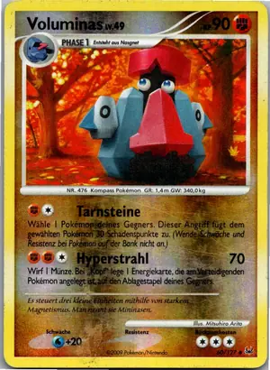 Pokémon-Karte Voluminas 60/127 Platin
