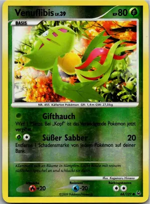 Pokémon-Karte Venuflibis 68/127 Platin