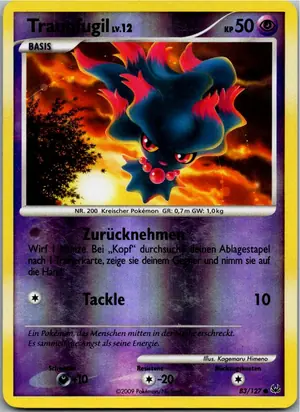 Pokémon-Karte Traunfugil 83/127 Platin