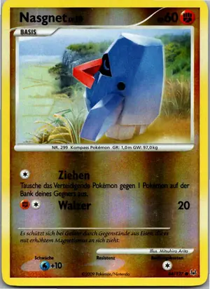 Pokémon-Karte Nasgnet 84/127 Platin