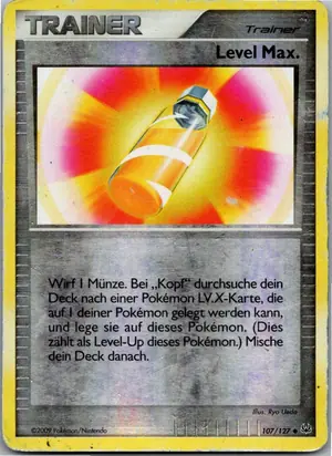 Pokémon-Karte Level Max 107/127 Platin