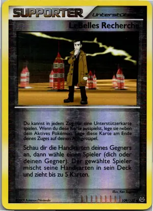 Pokémon-Karte LeBelles Recherche 109/127 Platin
