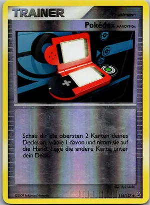 Pokémon-Karte Pokédex HANDY910is 114/127 Platin