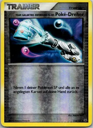 Pokémon-Karte Team Galaktiks Erfindung G-105 Pokedreher 118/127 Platin