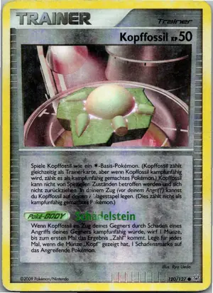 Pokémon-Karte Kopffossil 120/127 Platin