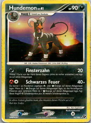Pokémon-Karte Hundemon 18/106 Epische Begegnungen