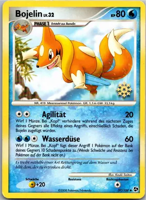 Pokémon-Karte Bojelin 37/106 Epische Begegnungen