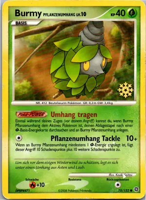 Burmy Pflanzenumhang Exemplar 4,45 €