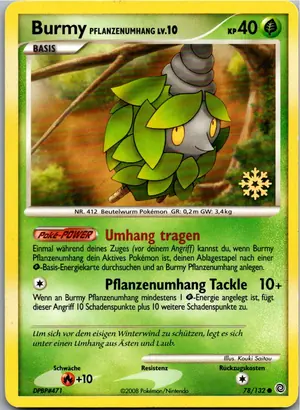 Burmy Pflanzenumhang Exemplar 4,45 €