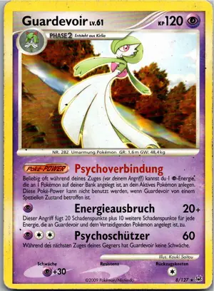Pokémon-Karte Guardevoir 8/127 Platin