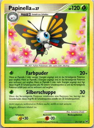 Pokémon-Karte Papinella 21/127 Platin
