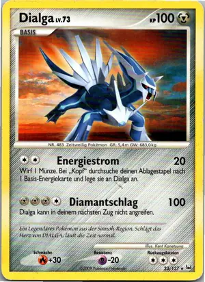 Pokémon-Karte Dialga 23/127 Platin