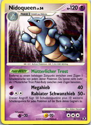 Pokémon-Karte Nidoqueen 30/111 Aufstieg der Rivalen