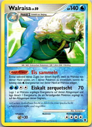 Pokémon-Karte Walraisa 36/111 Aufstieg der Rivalen