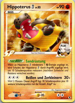 Pokémon-Karte Hippoterus 42/111 Aufstieg der Rivalen