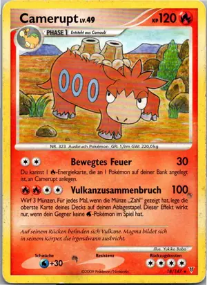 Pokémon-Karte Camerupt 18/147 Ultimative Sieger