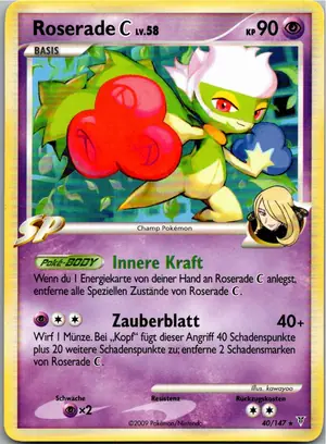 Pokémon-Karte Roserade 40/147 Ultimative Sieger