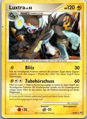 Pokémon-Karte Luxtra 5/99 Arceus