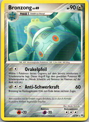 Bronzong Exemplar 3,95 €
