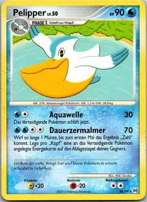 Pokémon-Karte Pelipper 24/99 Arceus