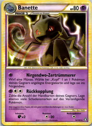 Pokémon-Karte Banette 14/102 Triumph