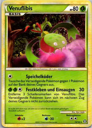 Pokémon-Karte Venuflibis 16/102 Triumph