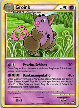 Pokémon-Karte Groink 23/102 Triumph