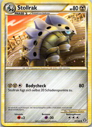 Pokémon-Karte Stollrak 37/102 Triumph