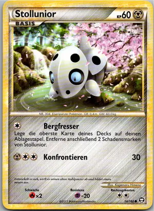 Pokémon-Karte Stollunior 56/102 Triumph