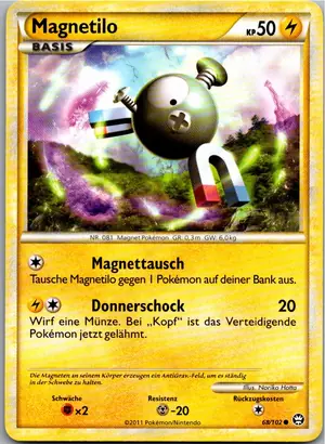 Pokémon-Karte Magnetilo 68/102 Triumph
